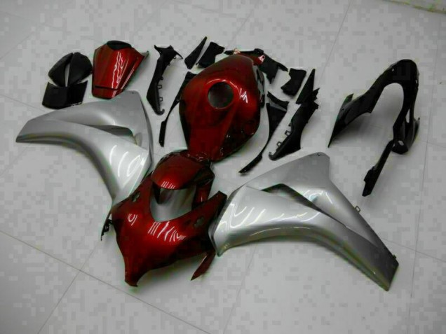 Rosso Argento ABS Moto Plastica & Carena Honda CBR 1000 RR 2008-2011 Rosso Argento ABS Moto Plastica & Carena Honda CBR 1000 RR 2008-2011