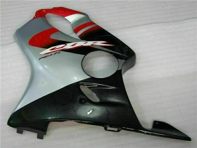 Rosso Argento ABS Moto Plastica & Moto Carena Honda CBR 600 F4i 2004-2007 Rosso Argento ABS Moto Plastica & Moto Carena Honda CBR 600 F4i 2004-2007