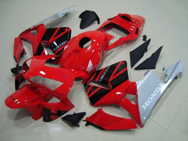Rosso Argento Carene Moto Honda CBR 600 RR 2003-2004 Rosso Argento Carene Moto Honda CBR 600 RR 2003-2004