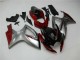 Rosso Argento Carene Moto Suzuki GSXR 600 / 750 K6 2006-2007 Rosso Argento Carene Moto Suzuki GSXR 600 / 750 K6 2006-2007