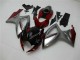 Rosso Argento Carene Moto Suzuki GSXR 600 / 750 K6 2006-2007 Rosso Argento Carene Moto Suzuki GSXR 600 / 750 K6 2006-2007