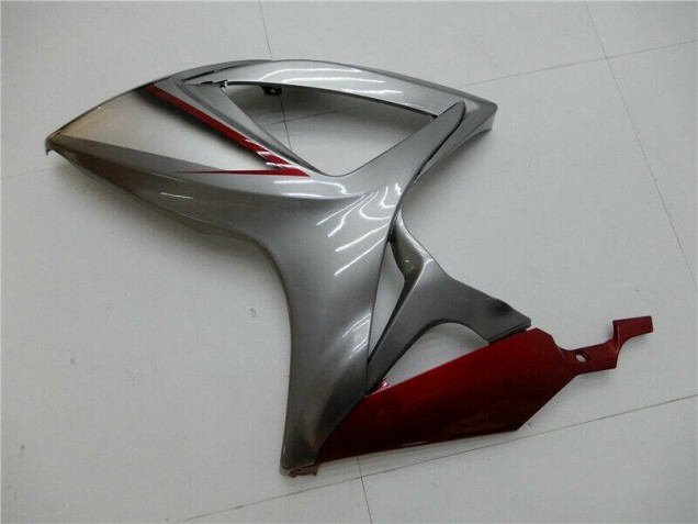Rosso Argento Carene Moto Suzuki GSXR 600 / 750 K6 2006-2007 Rosso Argento Carene Moto Suzuki GSXR 600 / 750 K6 2006-2007