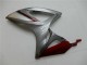 Rosso Argento Carene Moto Suzuki GSXR 600 / 750 K6 2006-2007 Rosso Argento Carene Moto Suzuki GSXR 600 / 750 K6 2006-2007