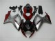 Rosso Argento Carene Moto Suzuki GSXR 600 / 750 K6 2006-2007 Rosso Argento Carene Moto Suzuki GSXR 600 / 750 K6 2006-2007