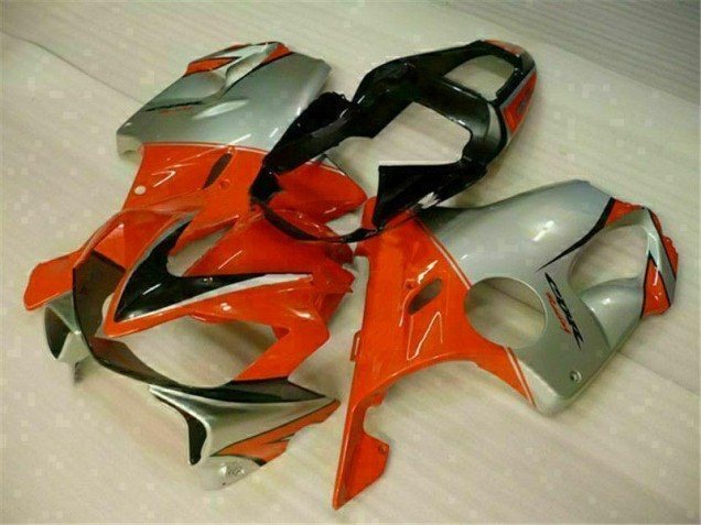 Rosso Argento Kit Carene Moto Honda CBR 600 F4i 2001-2003
