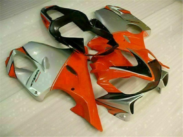 Rosso Argento Kit Carene Moto Honda CBR 600 F4i 2001-2003