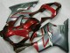 Rosso Argento Kit Completo Carenatura Moto ABS Honda CBR 600 F4i 2001-2003 Rosso Argento Kit Completo Carenatura Moto ABS Honda CBR 600 F4i 2001-2003