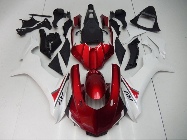 Rosso Bianco ABS Kits Carena Moto Yamaha R1 2015-2019 Rosso Bianco ABS Kits Carena Moto Yamaha R1 2015-2019
