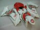 Rosso Bianco ABS Moto Plastica & Carena Suzuki GSXR 1000 K7 2007-2008 Rosso Bianco ABS Moto Plastica & Carena Suzuki GSXR 1000 K7 2007-2008