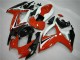 Rosso Bianco ABS Moto Plastica & Moto Carena Suzuki GSXR 600 / 750 K6 2006-2007