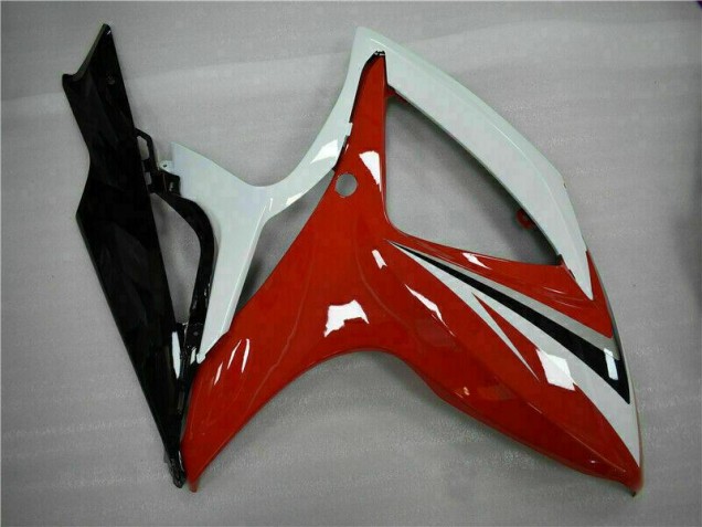Rosso Bianco ABS Moto Plastica & Moto Carena Suzuki GSXR 600 / 750 K6 2006-2007