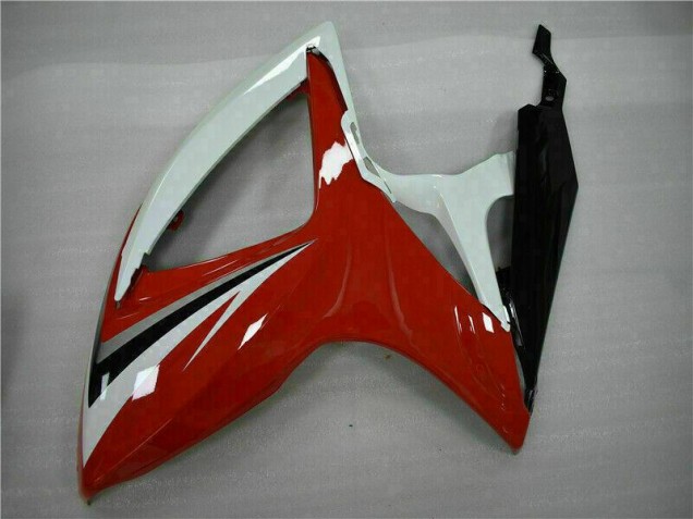 Rosso Bianco ABS Moto Plastica & Moto Carena Suzuki GSXR 600 / 750 K6 2006-2007