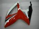 Rosso Bianco ABS Moto Plastica & Moto Carena Suzuki GSXR 600 / 750 K6 2006-2007