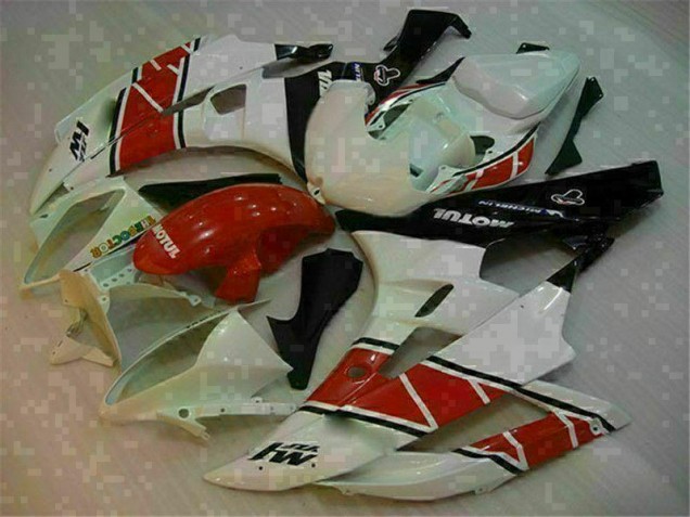 Rosso Bianco ABS Plastica Moto & Carenatura Moto Yamaha R6 2006-2007 Rosso Bianco ABS Plastica Moto & Carenatura Moto Yamaha R6 2006-2007
