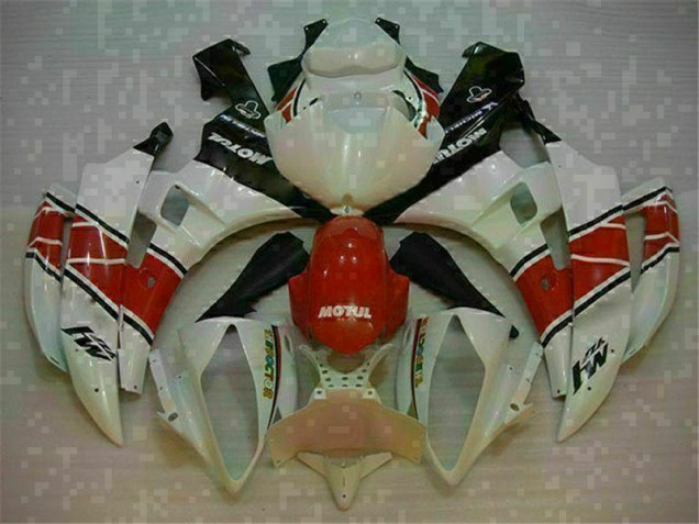 Rosso Bianco ABS Plastica Moto & Carenatura Moto Yamaha R6 2006-2007 Rosso Bianco ABS Plastica Moto & Carenatura Moto Yamaha R6 2006-2007