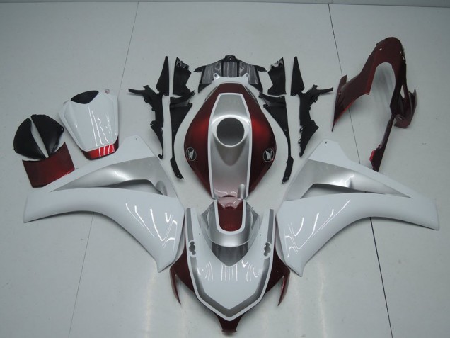 Rosso Bianco & Argento Carene Moto Honda CBR 1000 RR 2008-2011