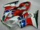 Rosso Bianco Blu Carene Moto Honda CBR 600 F4i 2001-2003 Rosso Bianco Blu Carene Moto Honda CBR 600 F4i 2001-2003