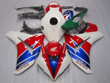 Rosso Bianco Blu Kit Completo Carenatura Moto ABS Honda CBR 1000 RR 2008-2011