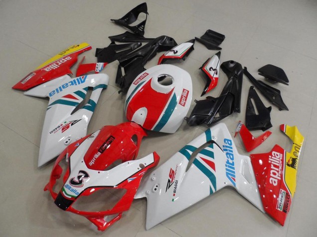 Rosso & Bianco Carene Moto Aprilia RS 125 2006-2011 Rosso & Bianco Carene Moto Aprilia RS 125 2006-2011