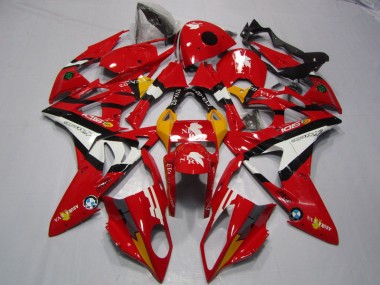 Rosso Bianco Carene Moto BMW S1000RR 2009-2014