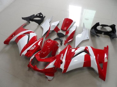 Rosso Bianco Carene Moto Kawasaki ZX 250R 2008-2012