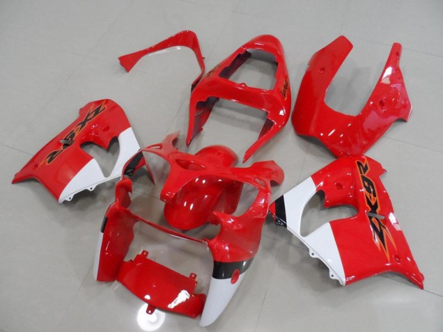 Rosso & Bianco Carene Moto Kawasaki ZX9R 2000-2001 Rosso & Bianco Carene Moto Kawasaki ZX9R 2000-2001