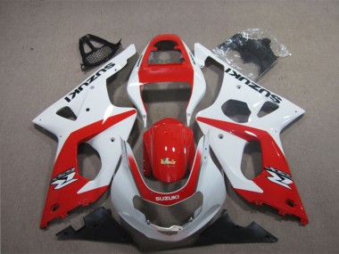 Rosso Bianco Carene Moto Suzuki GSXR 1000 K3 2003-2004