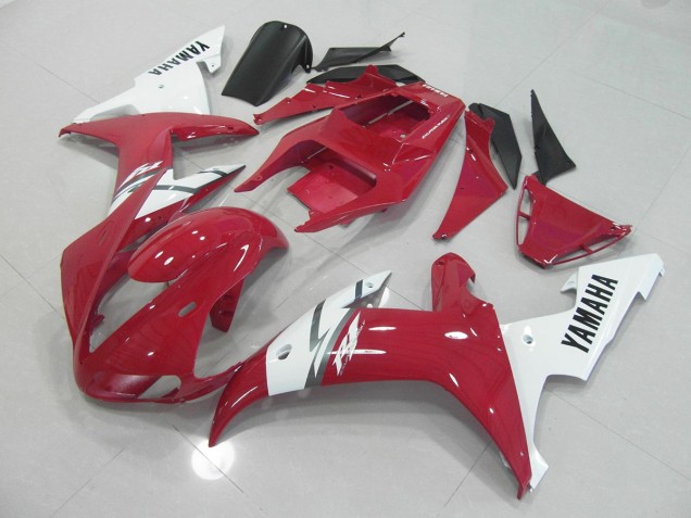 Rosso Bianco Carene Moto Yamaha R1 2002-2003 Rosso Bianco Carene Moto Yamaha R1 2002-2003