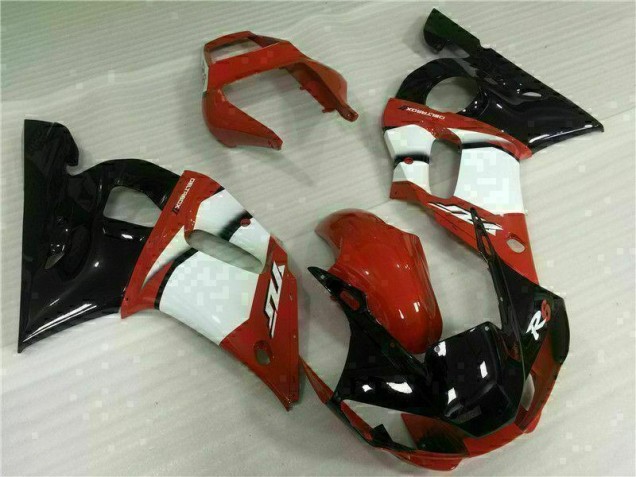 Rosso Bianco Carene Moto Yamaha R6 1998-2002 Rosso Bianco Carene Moto Yamaha R6 1998-2002