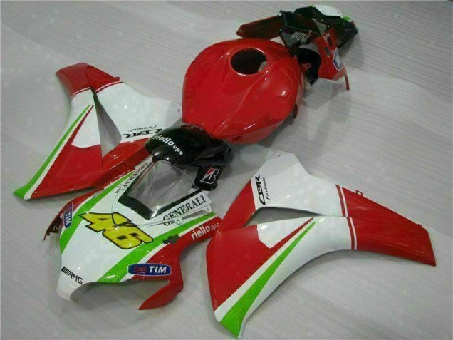 Rosso Bianco Carrozzeria Moto & Carena Moto Honda CBR 1000 RR 2008-2011 Rosso Bianco Carrozzeria Moto & Carena Moto Honda CBR 1000 RR 2008-2011