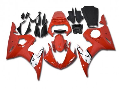 Rosso Bianco Carrozzeria & Plastica Moto Yamaha R6 2003-2005