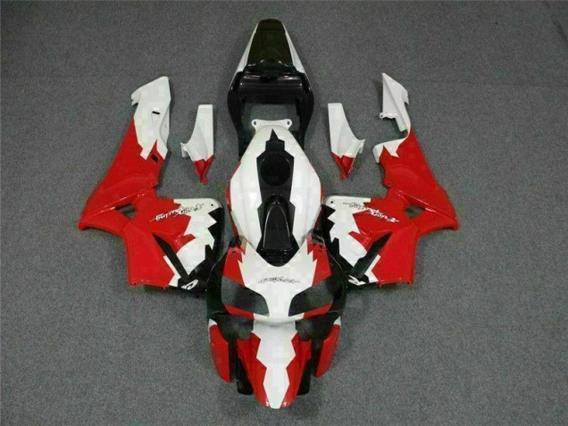 Rosso Bianco Kit Carenatura Moto Completa Honda CBR 600 RR 2003-2004 Rosso Bianco Kit Carenatura Moto Completa Honda CBR 600 RR 2003-2004
