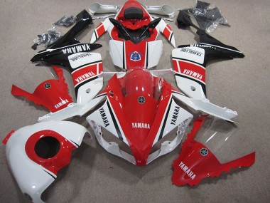 Rosso Bianco Kit Carenatura Moto Completa Yamaha R1 2007-2008