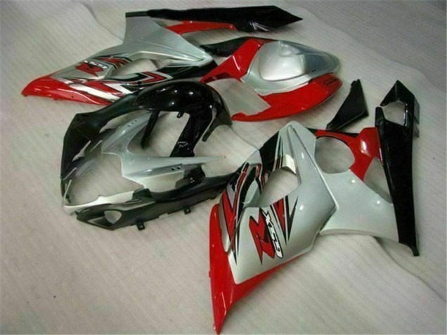 Rosso Bianco Kit Carene Suzuki GSXR 1000 K5 2005-2006 Rosso Bianco Kit Carene Suzuki GSXR 1000 K5 2005-2006