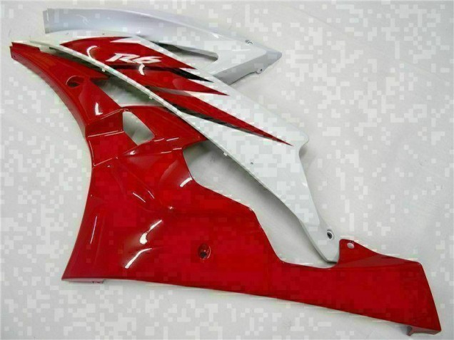 Rosso Bianco Kit Completo Carenatura Moto ABS Yamaha R6 2006-2007 Rosso Bianco Kit Completo Carenatura Moto ABS Yamaha R6 2006-2007