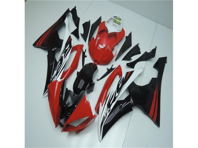 Rosso Bianco Kit Completo Carenatura Moto ABS Yamaha R6 2008-2016 Rosso Bianco Kit Completo Carenatura Moto ABS Yamaha R6 2008-2016