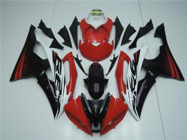 Rosso Bianco Kit Completo Carenatura Moto ABS Yamaha R6 2008-2016 Rosso Bianco Kit Completo Carenatura Moto ABS Yamaha R6 2008-2016