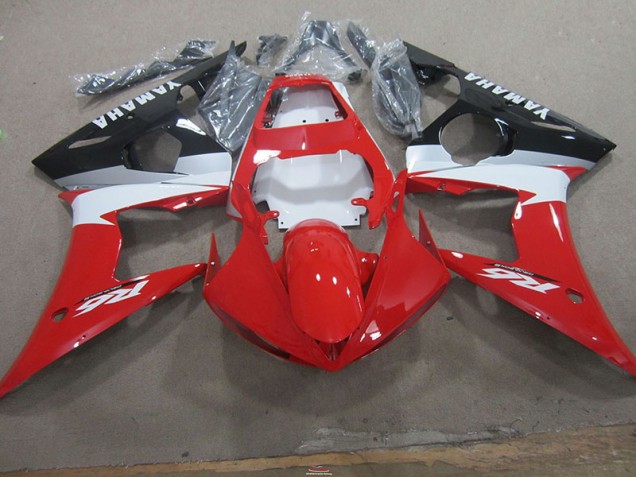 Rosso Bianco Kits Carenatura Moto Completa Yamaha R6 2003-2005 Rosso Bianco Kits Carenatura Moto Completa Yamaha R6 2003-2005