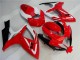 Rosso Bianco Kits Carenatura Moto Iniezione Suzuki GSXR 600 / 750 K6 2006-2007 Rosso Bianco Kits Carenatura Moto Iniezione Suzuki GSXR 600 / 750 K6 2006-2007