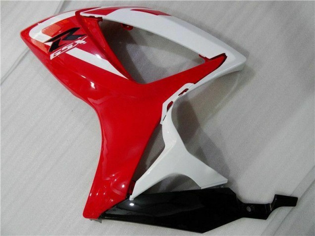 Rosso Bianco Kits Carenatura Moto Iniezione Suzuki GSXR 600 / 750 K6 2006-2007 Rosso Bianco Kits Carenatura Moto Iniezione Suzuki GSXR 600 / 750 K6 2006-2007