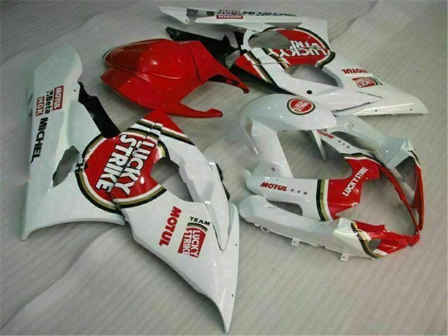 Rosso Bianco Kits Carenatura Moto Suzuki GSXR 1000 K5 2005-2006 Rosso Bianco Kits Carenatura Moto Suzuki GSXR 1000 K5 2005-2006