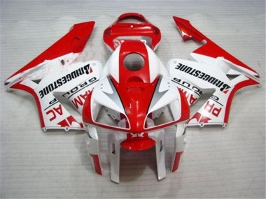 Rosso Bianco Kits Carene Moto & Plastica Moto Honda CBR 600 RR 2005-2006