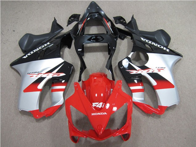 Rosso Bianco Nero Carene Moto Honda CBR 600 F4i 2001-2003 Rosso Bianco Nero Carene Moto Honda CBR 600 F4i 2001-2003