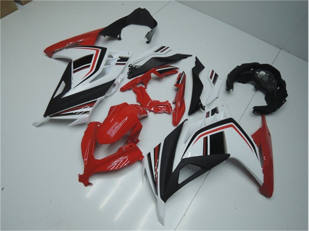 Rosso Bianco Nero Carene Moto Kawasaki EX300 2013-2016 Rosso Bianco Nero Carene Moto Kawasaki EX300 2013-2016