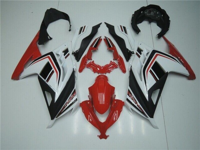 Rosso Bianco Nero Carene Moto Kawasaki EX300 2013-2016 Rosso Bianco Nero Carene Moto Kawasaki EX300 2013-2016