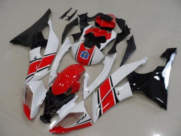 Rosso Bianco Nero Carrozzeria Moto & Carena Moto Yamaha R6 2008-2016 Rosso Bianco Nero Carrozzeria Moto & Carena Moto Yamaha R6 2008-2016