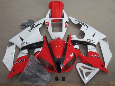 Rosso Bianco Nero Decal Carene Moto Yamaha R1 1998-1999
