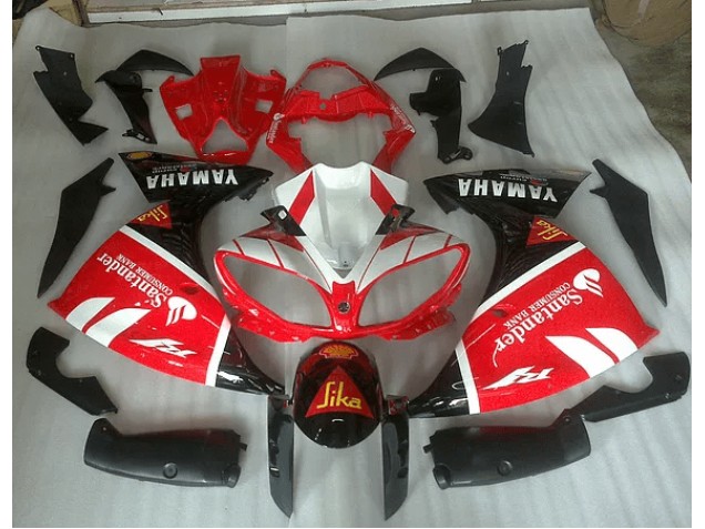 Rosso Bianco & Nero Graphic Carene Moto Yamaha R1 2009-2011 Rosso Bianco & Nero Graphic Carene Moto Yamaha R1 2009-2011