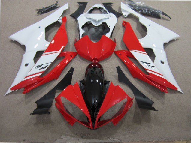 Rosso Bianco Nero Kit Carenatura Moto Completa Yamaha R6 2008-2016 Rosso Bianco Nero Kit Carenatura Moto Completa Yamaha R6 2008-2016