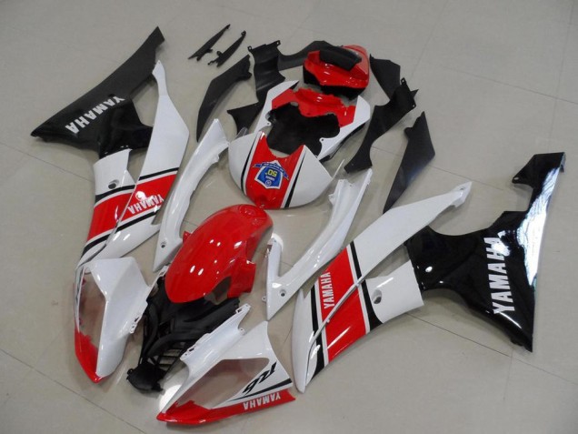 Rosso Bianco Nero Kits Carenatura Moto Yamaha R6 2008-2016 Rosso Bianco Nero Kits Carenatura Moto Yamaha R6 2008-2016